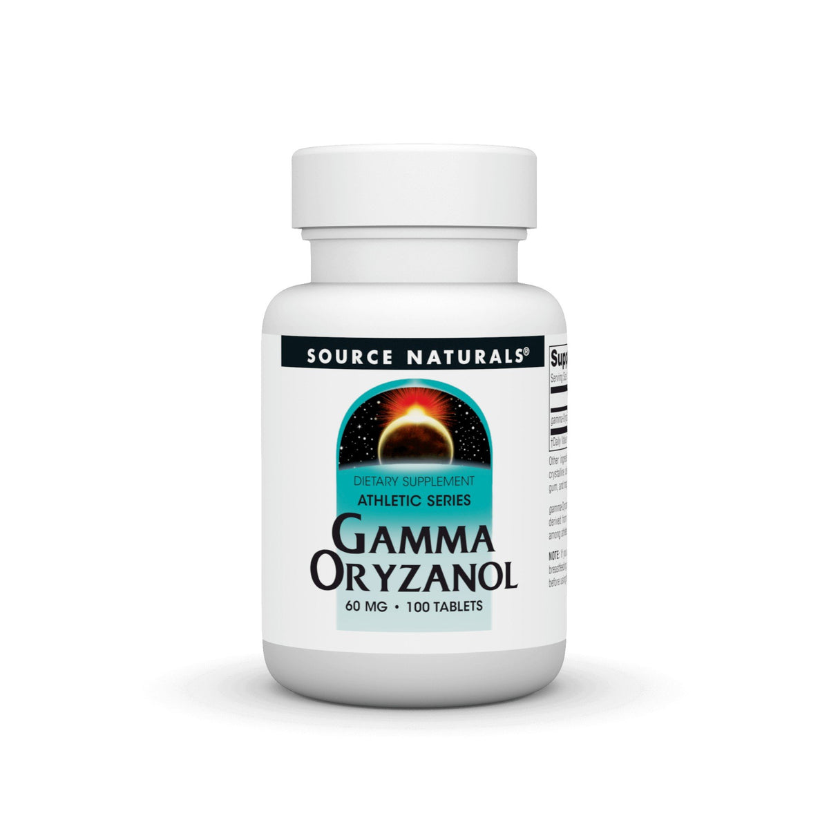 Source Naturals, Inc. Gamma Oryzanol 60mg 100 Tablet