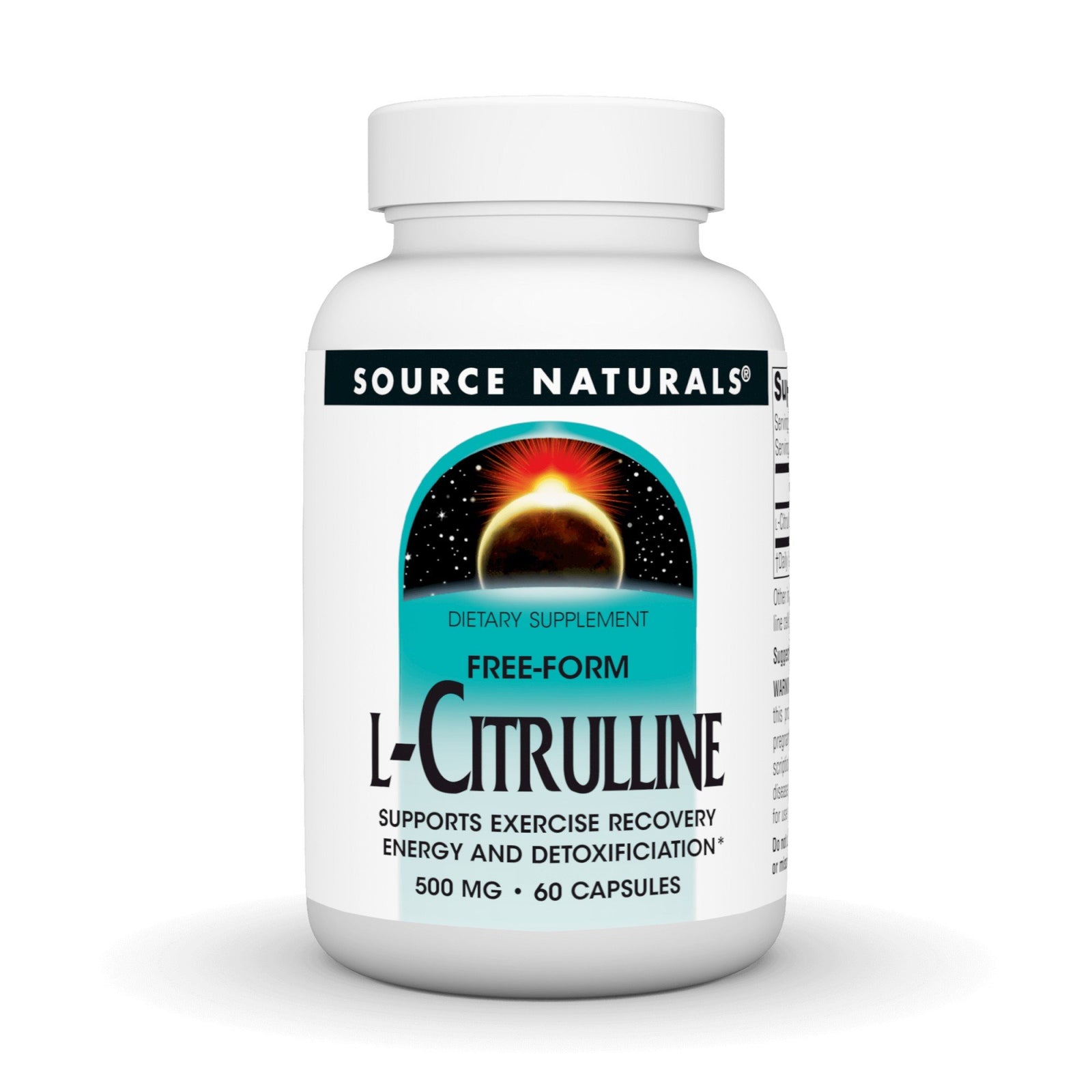 Source Naturals, Inc. L Citrulline 500 mg 60 Capsule