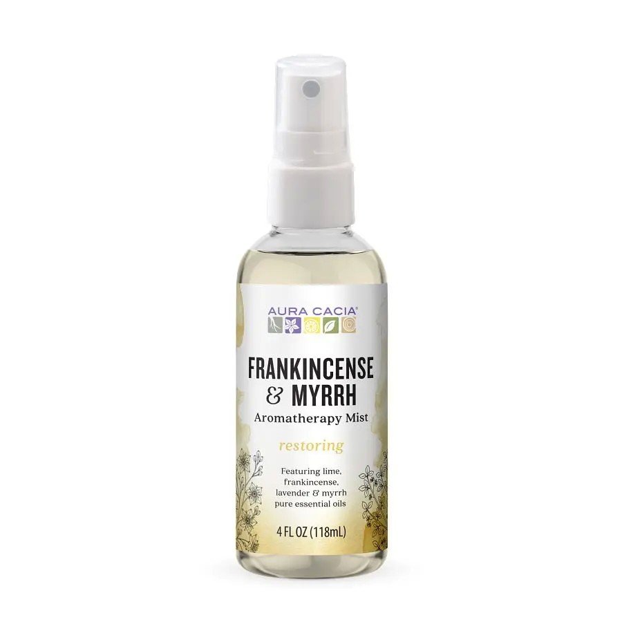 Aura Cacia Frankincense & Myrrh Mist 4 fl oz Spray
