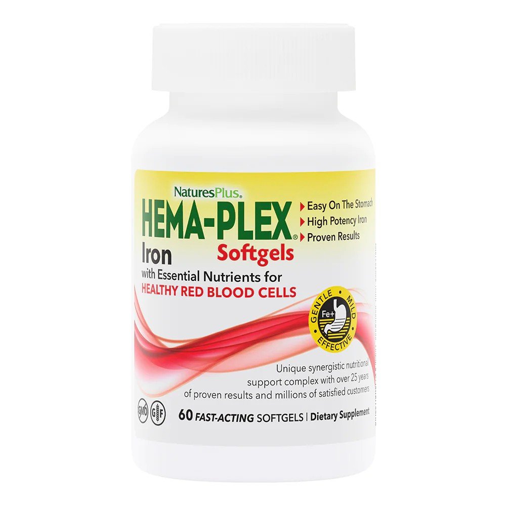 Nature's Plus Hema-Plex 60 Softgel