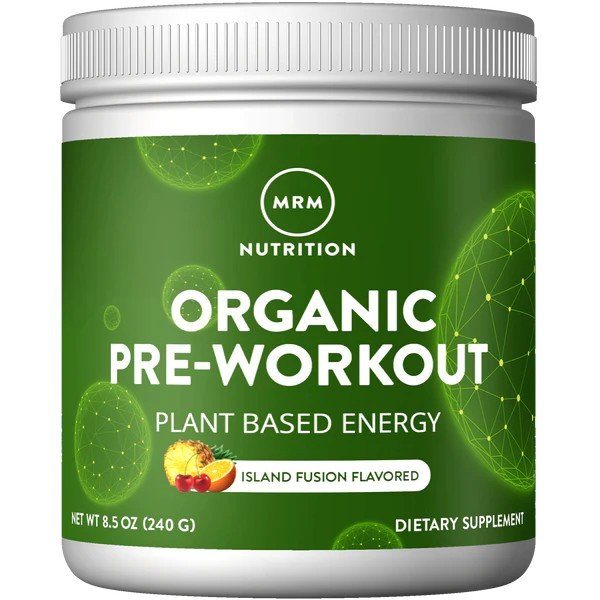 MRM (Metabolic Response Modifiers) Organic Pre-Workout Island Fusion 8 oz(240 gm) Powder