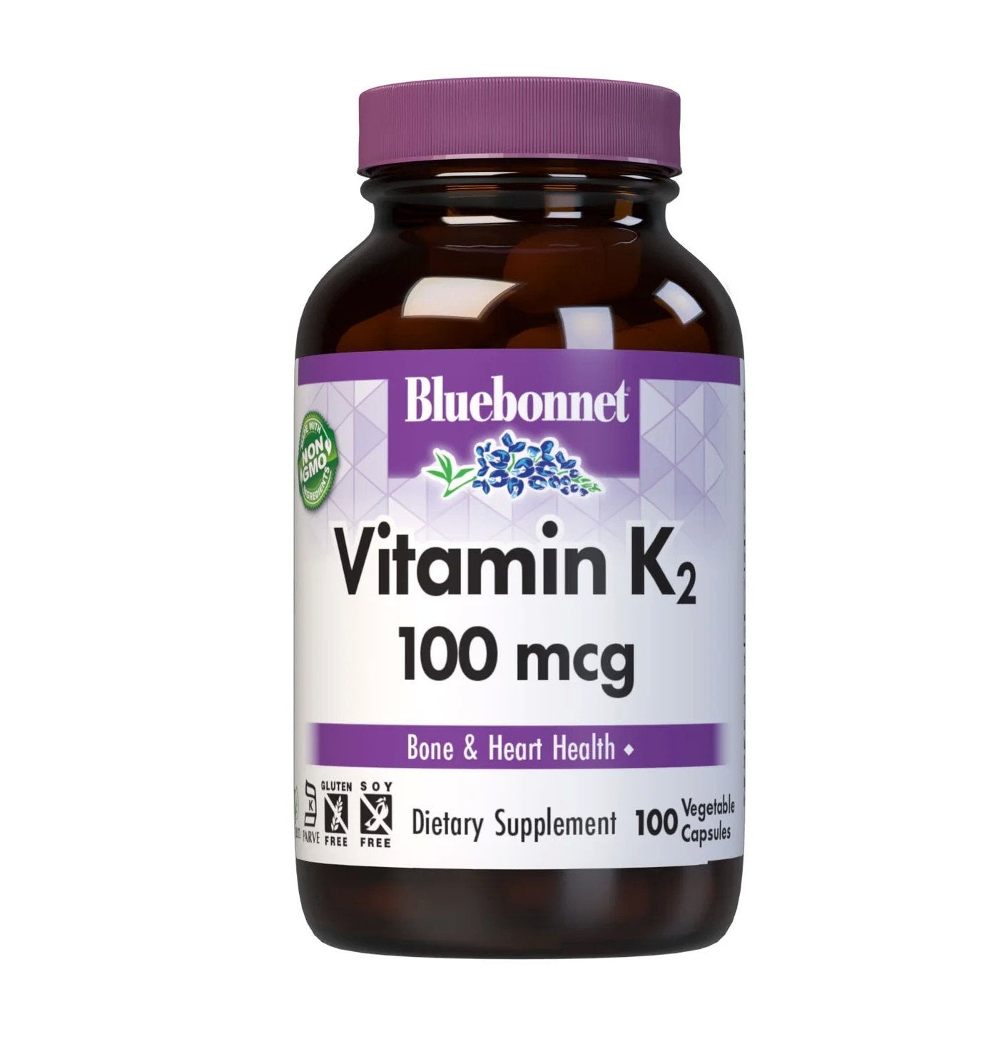 Bluebonnet Vitamin K2 100 mcg 100 VegCap