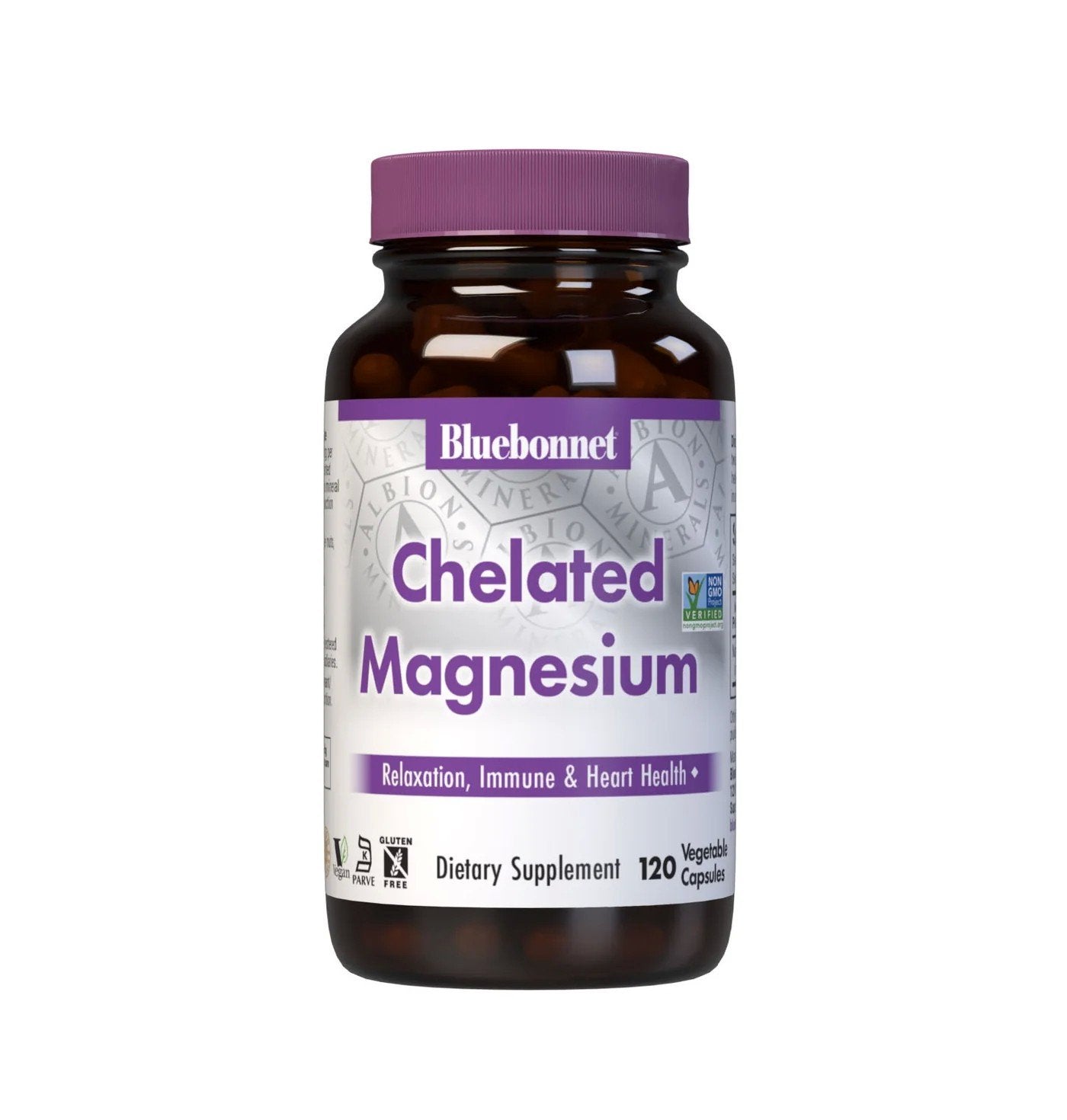 Bluebonnet Chelated Magnesium 120 VegCap