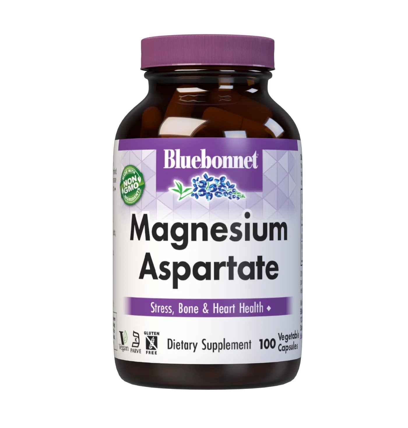 Bluebonnet Magnesium Aspartate 400mg 100 Capsule