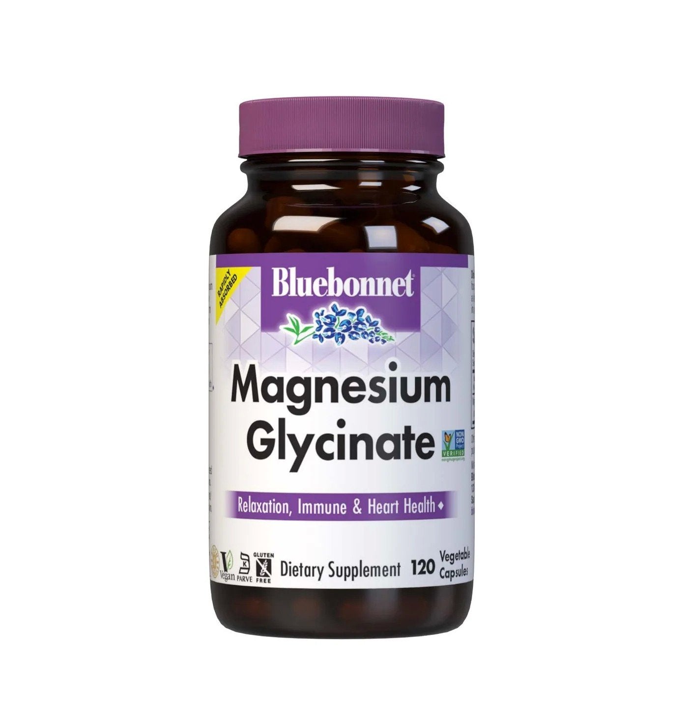 Bluebonnet Magnesium Glycinate 400 mg 120 VegCap