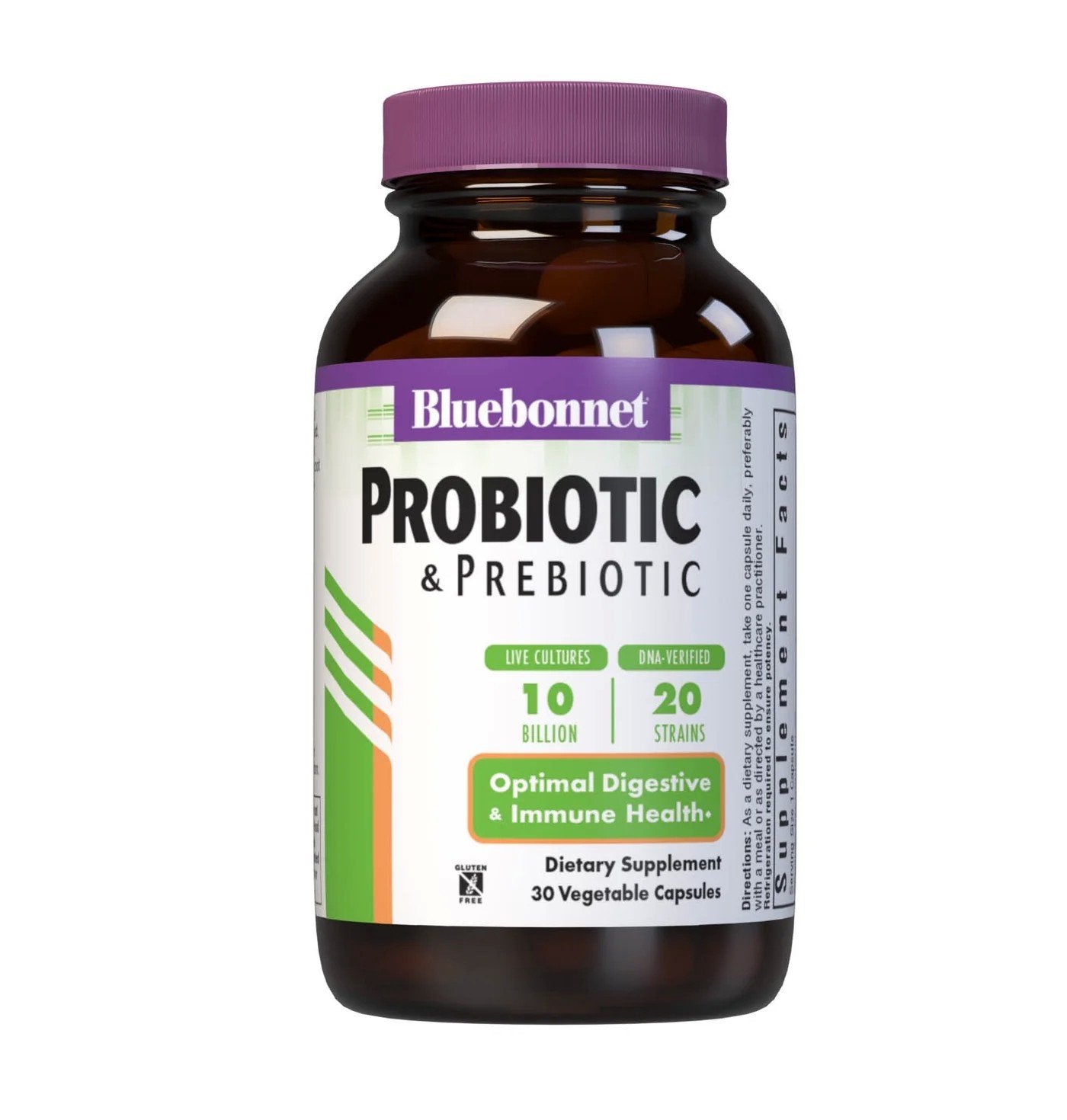 Bluebonnet Probiotic & Prebiotic 10 Billion 30 VegCap