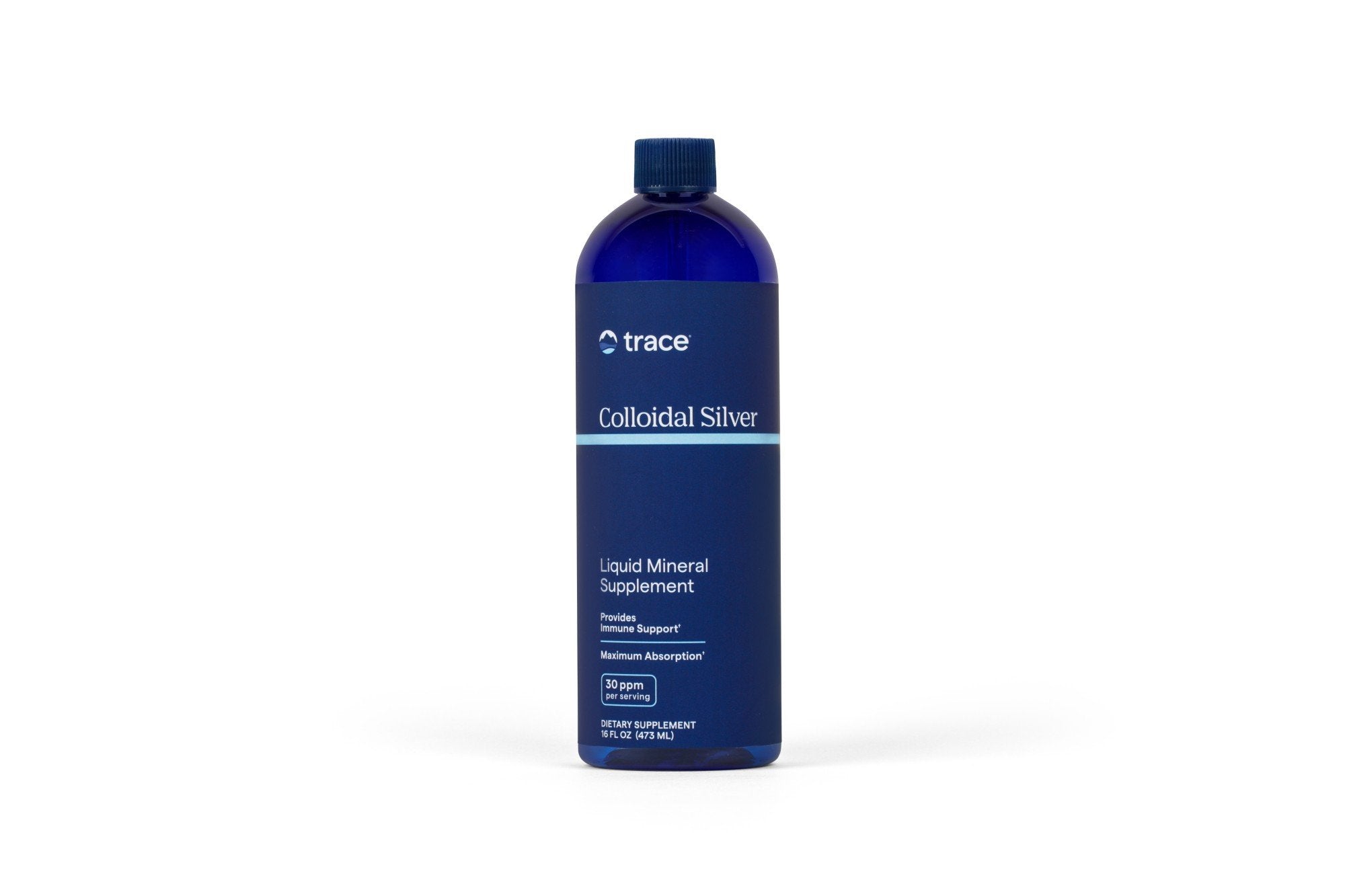 Trace Minerals Colloidal Silver 30 PPM 16 fl oz (437 ml) Liquid