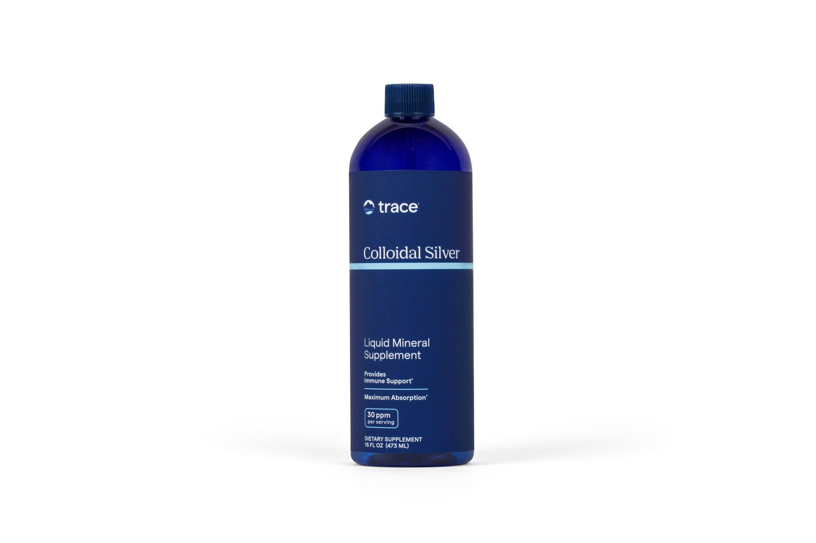 Trace Minerals Colloidal Silver 30 PPM 16 fl oz (437 ml) Liquid