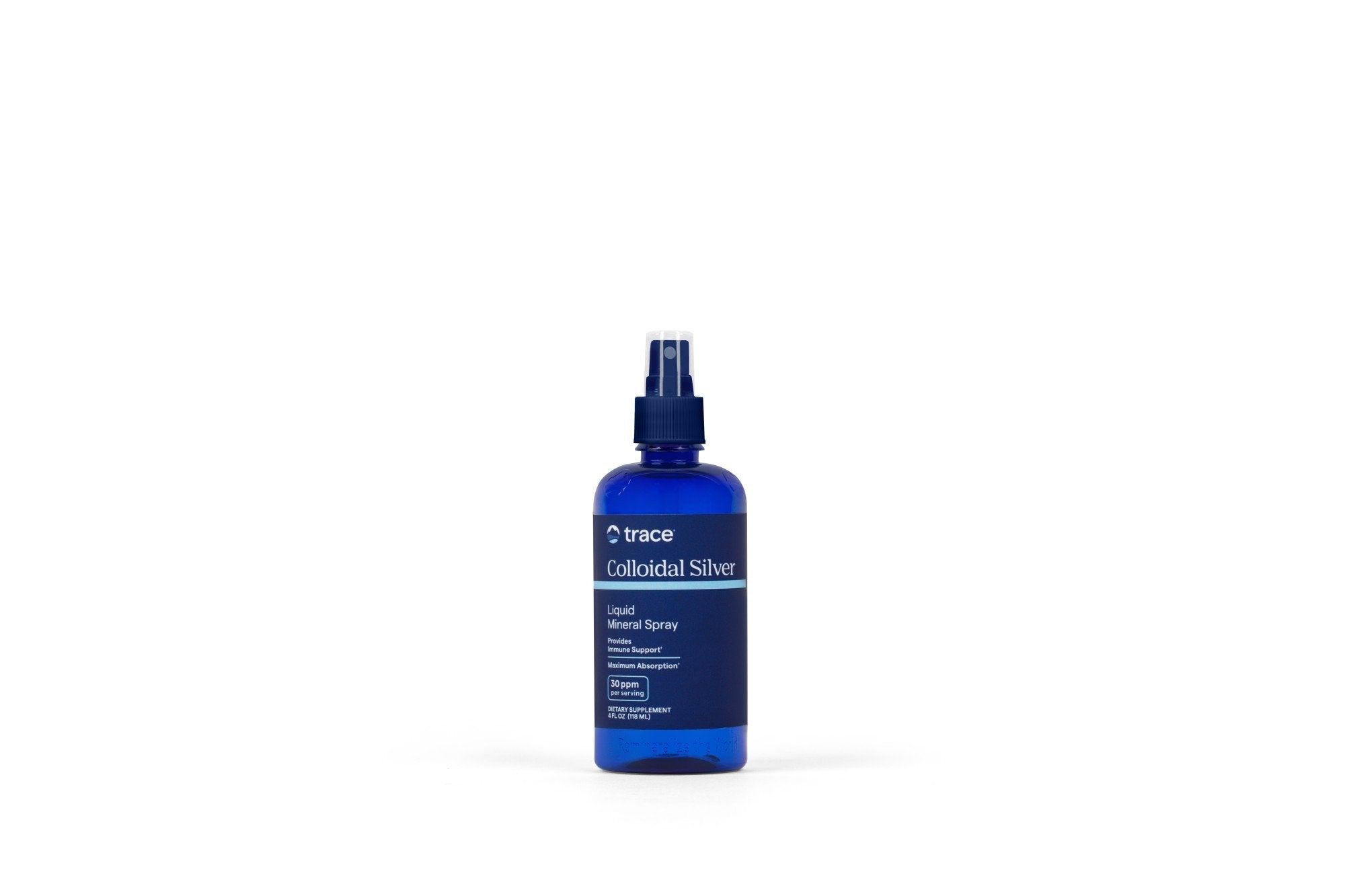 Trace Minerals Colloidal Silver Spray 30 PPM 4 fl oz (118 ml) Spray